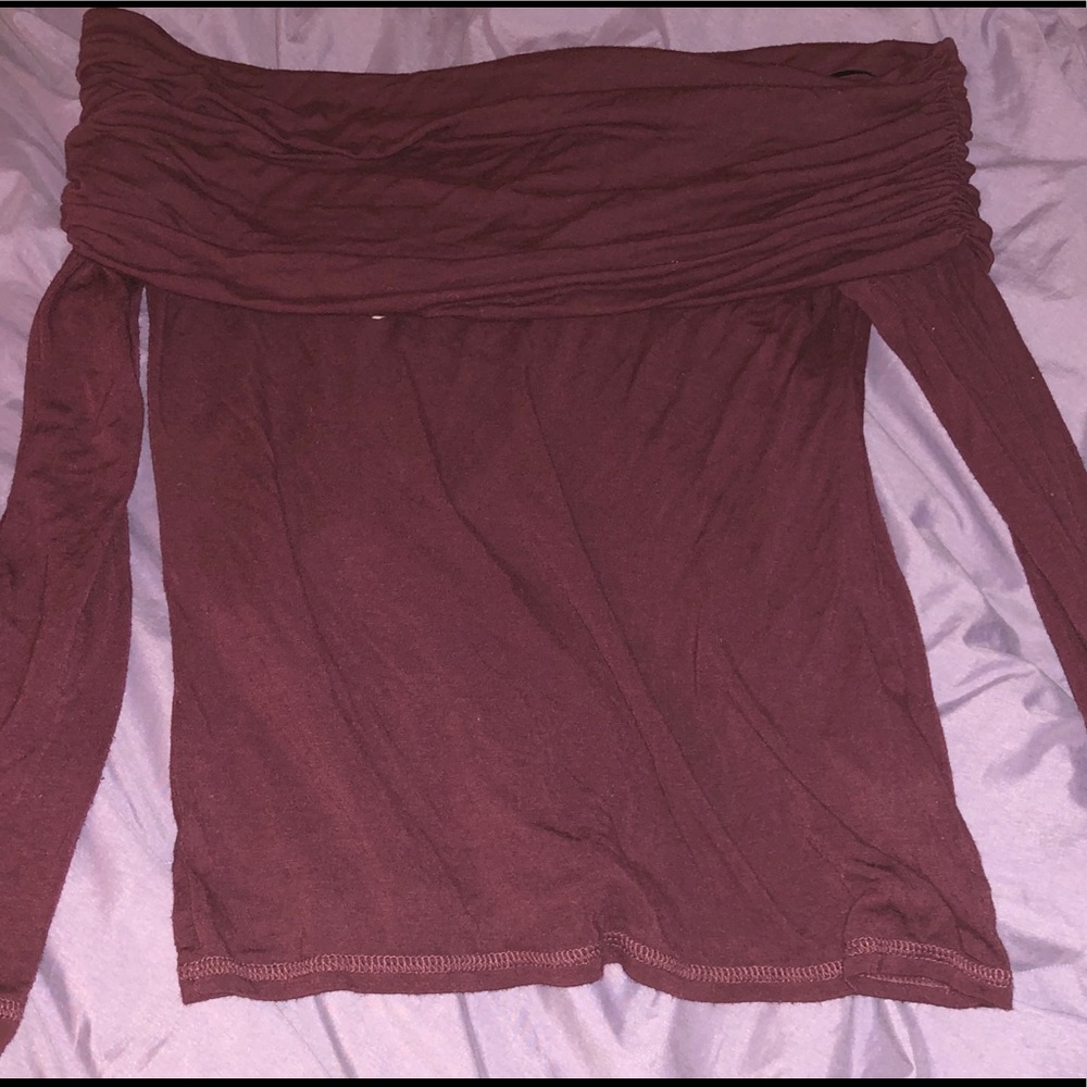 forever 21 off the shoulder long sleeve